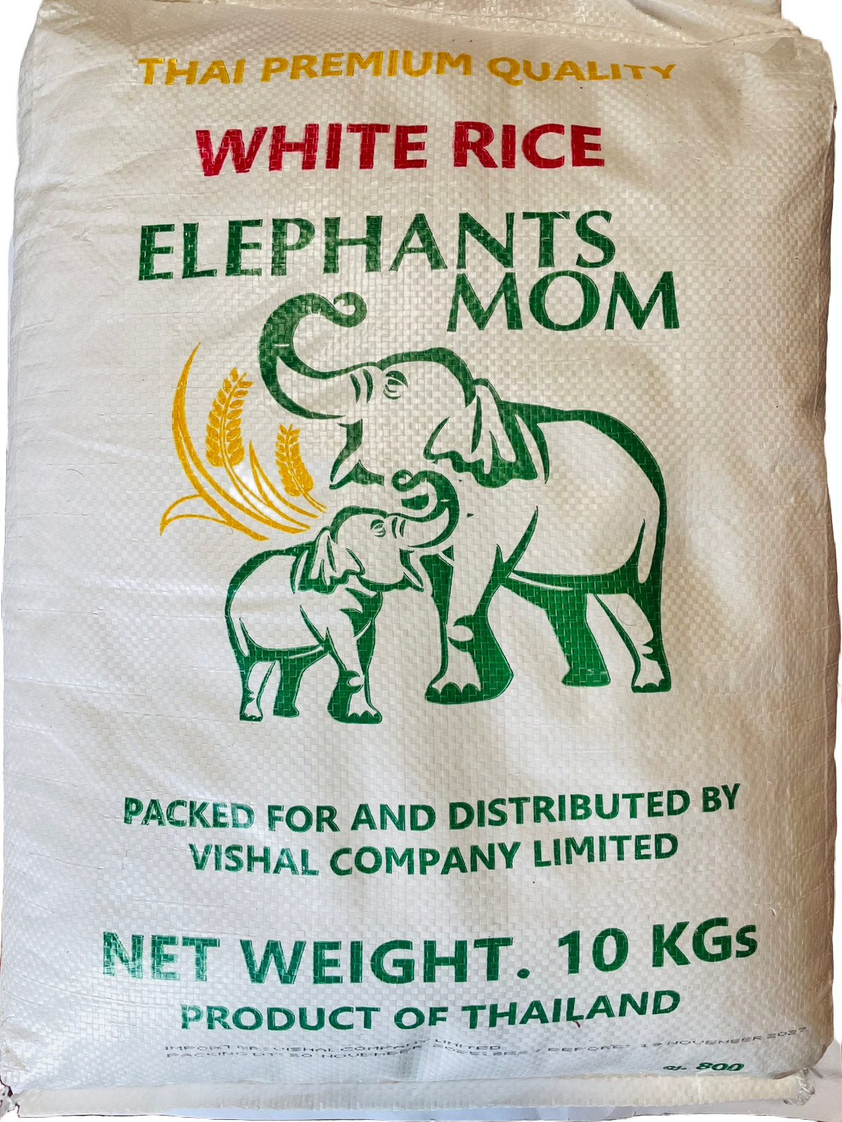 Elephants Mom Thai Rice 10Kg